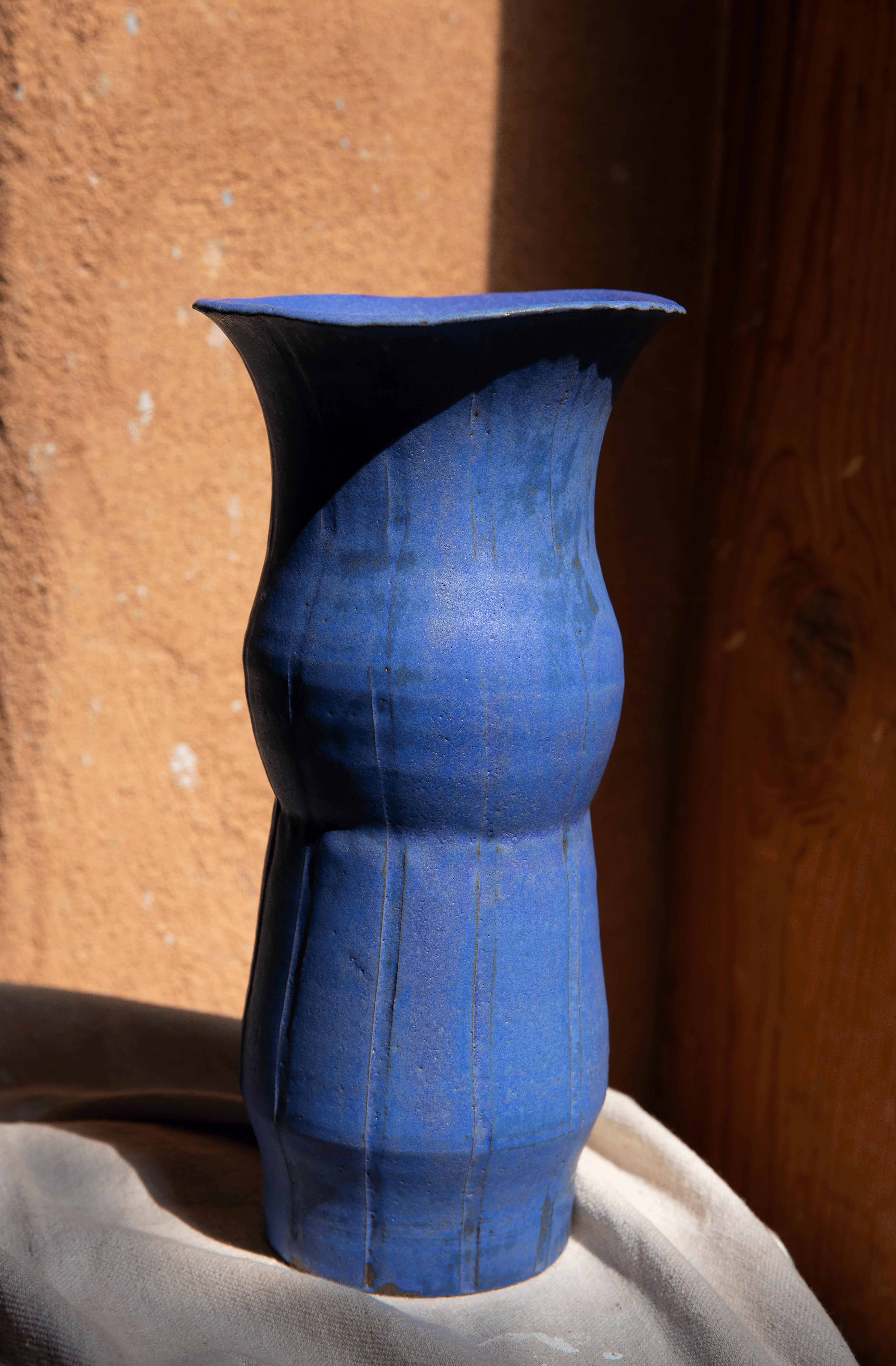 Tall Textured Vase