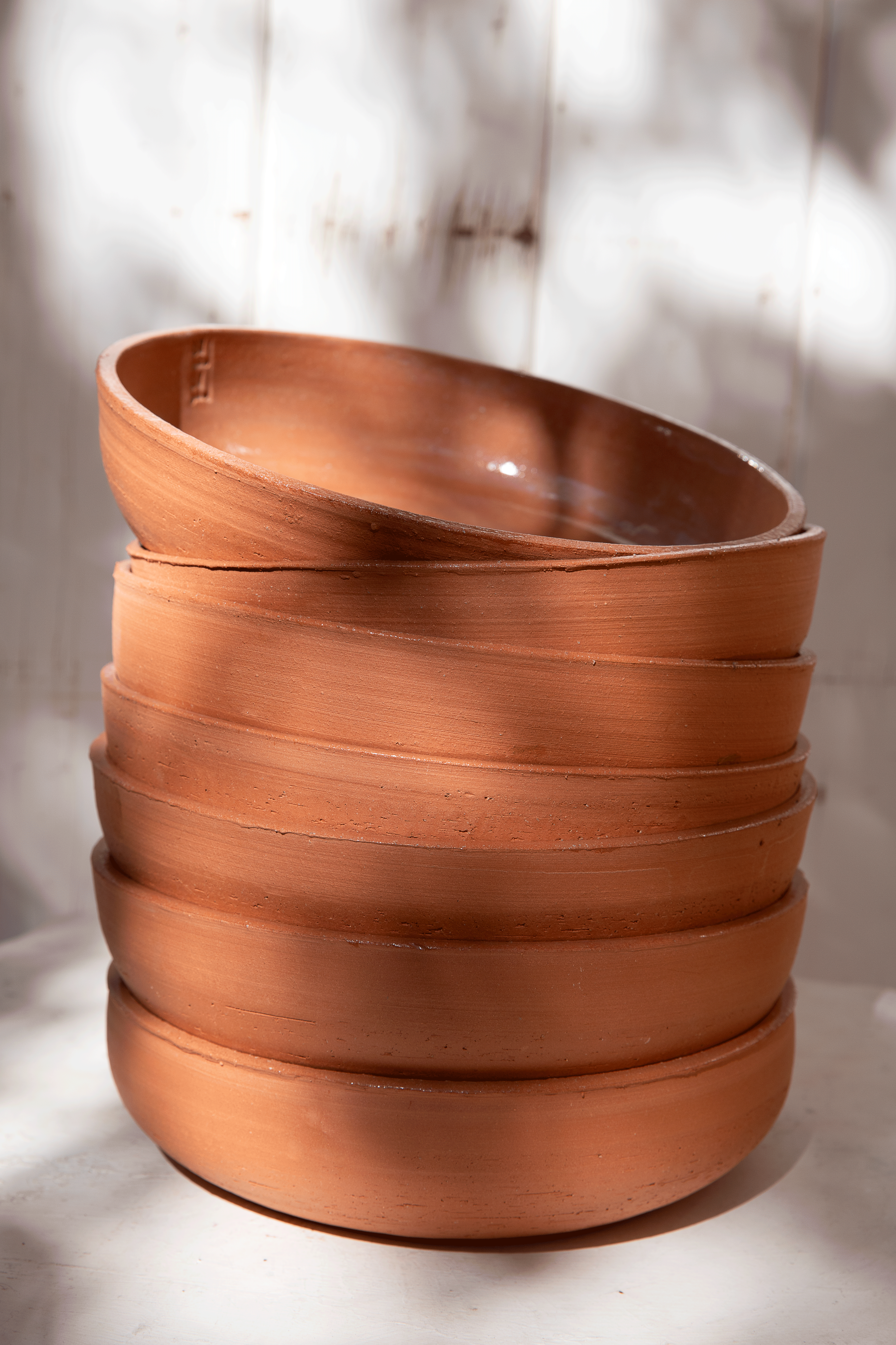 Terracotta Shallow Bowls