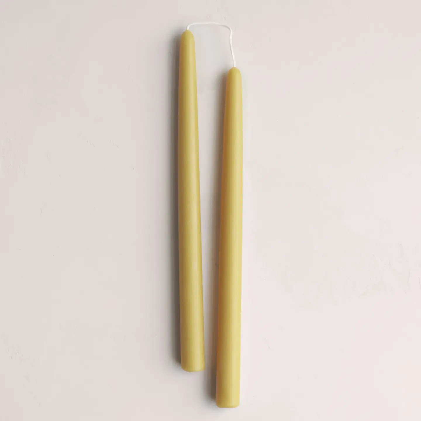 12" Beeswax Taper Candles