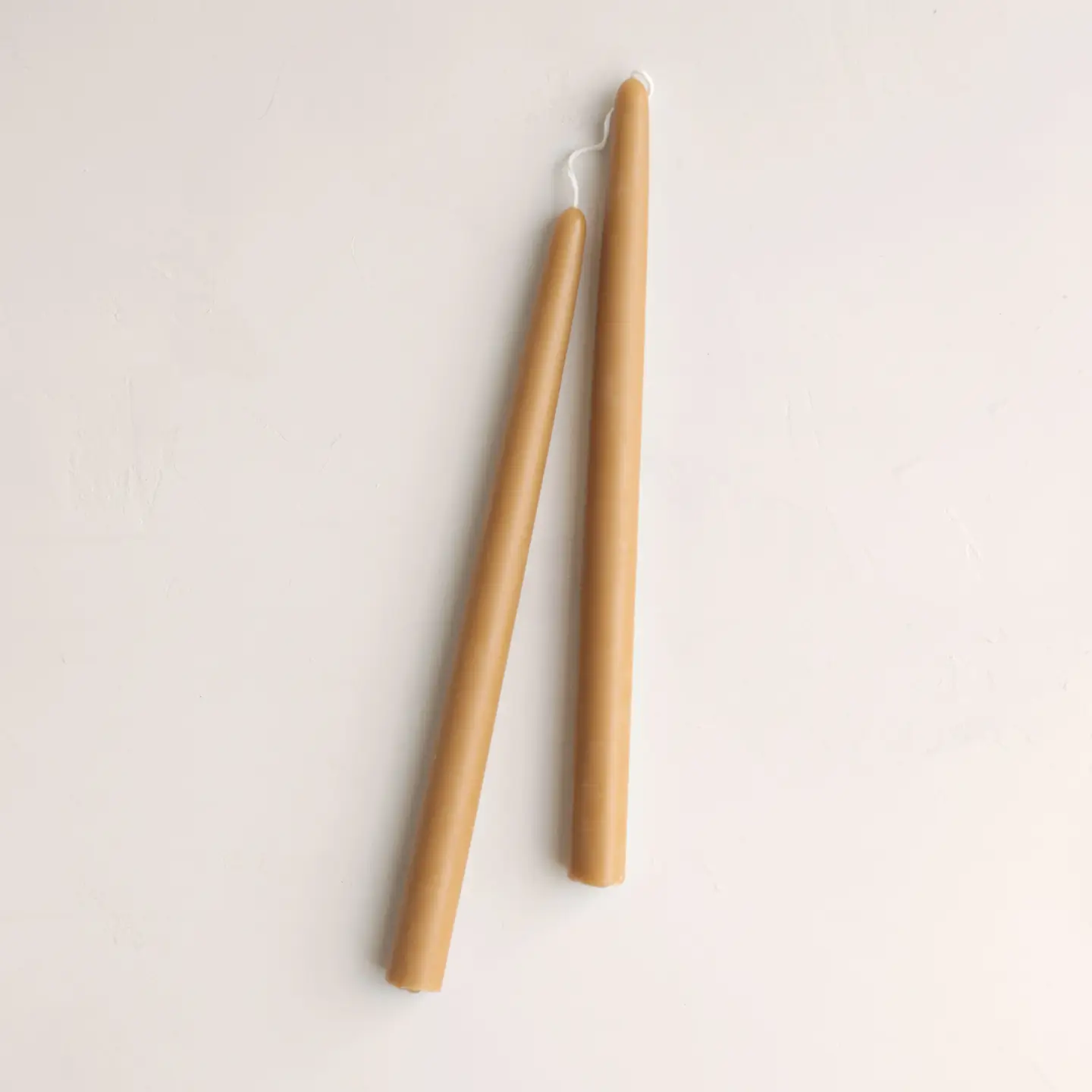 12" Beeswax Taper Candles