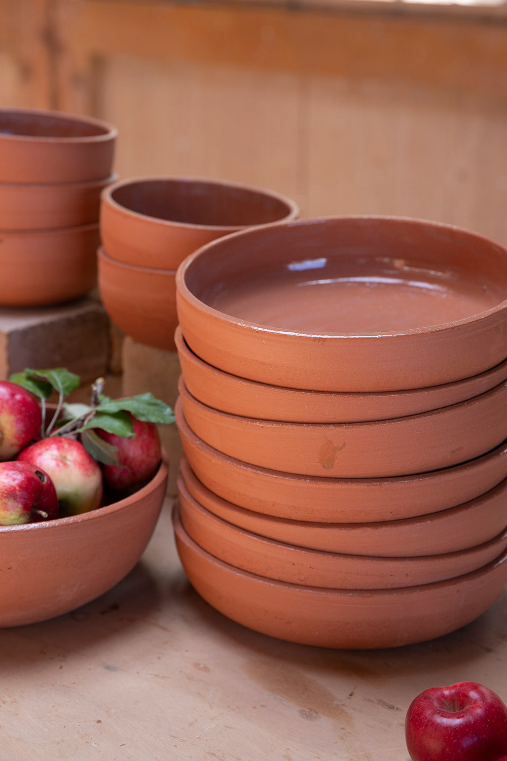 Terracotta Shallow Bowls